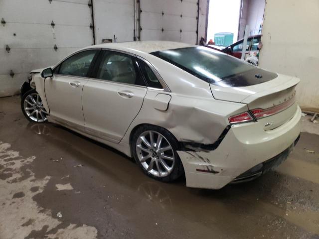 3LN6L2LU6FR606385 - 2015 LINCOLN MKZ HYBRID CREAM photo 2