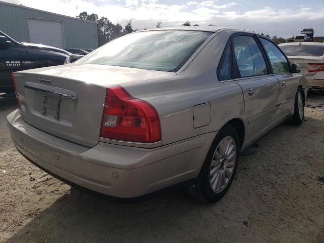 YV1TS92D941347025 - 2004 VOLVO S80 BEIGE photo 4