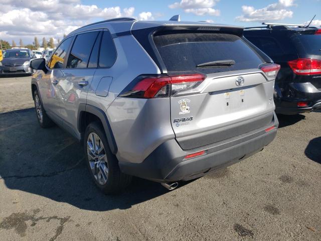 JTMA1RFV7LJ027736 - 2020 TOYOTA RAV4 XLE P SILVER photo 3