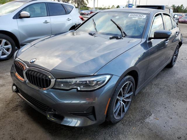 3MW5R1J04L8B19595 - 2020 BMW 330I GRAY photo 2