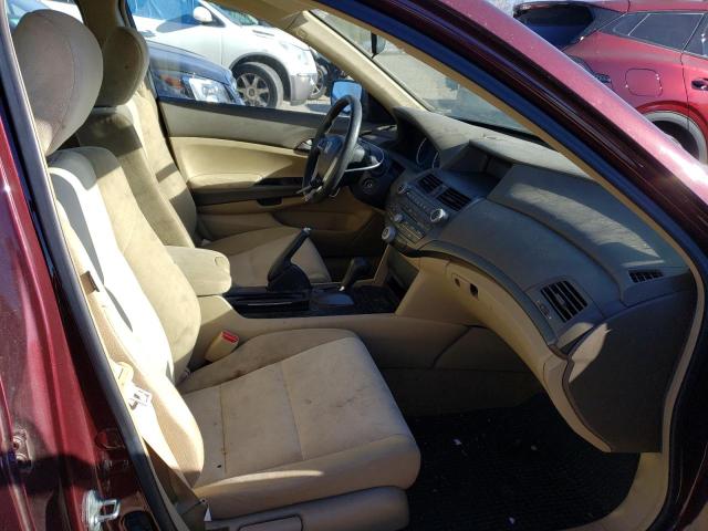 1HGCP26448A037915 - 2008 HONDA ACCORD LXP MAROON photo 5