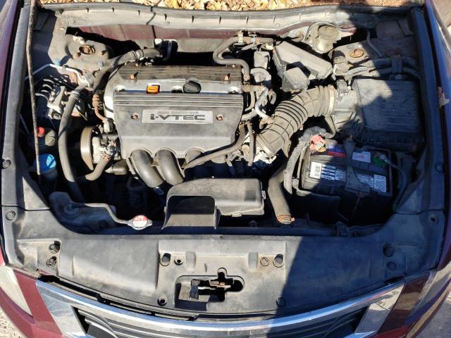 1HGCP26448A037915 - 2008 HONDA ACCORD LXP MAROON photo 7