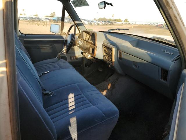 1FTEF15N2HPB11232 - 1987 FORD F150 BLUE photo 5