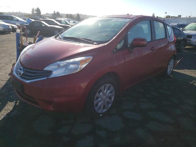 3N1CE2CP9EL400655 - 2014 NISSAN VERSA RED photo 2