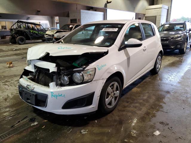 1G1JA6SHXE4226675 - 2014 CHEVROLET SONIC LS WHITE photo 2