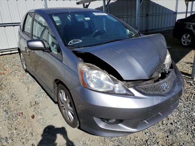 JHMGE8G44AC017468 - 2010 HONDA FIT SPORT GRAY photo 1