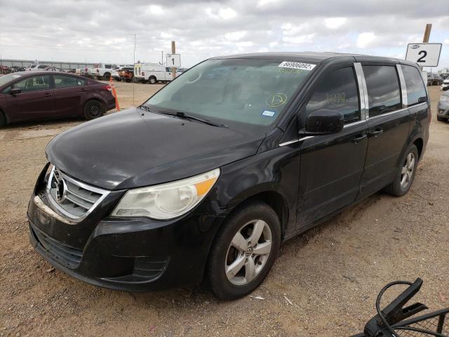 2V4RW3D11AR236874 - 2010 VOLKSWAGEN ROUTAN SE BLACK photo 2