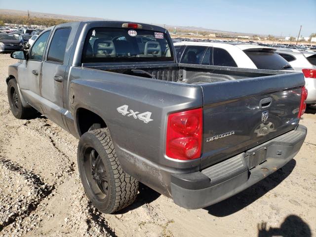 1D7HW28KX6S637046 - 2006 DODGE DAKOTA QUA GRAY photo 3