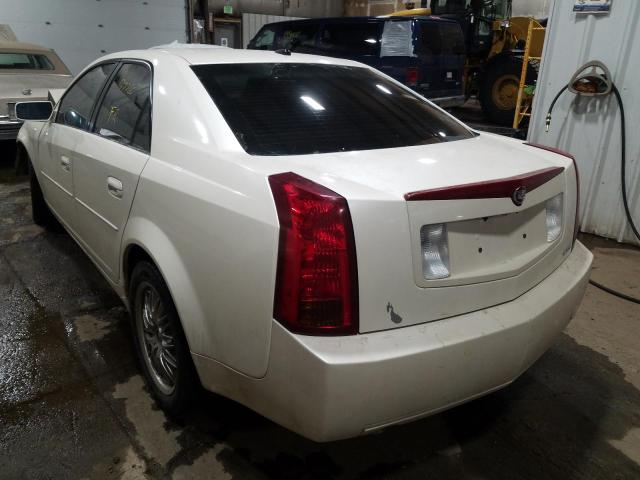 1G6DP567250120178 - 2005 CADILLAC CTS HI FEA WHITE photo 3