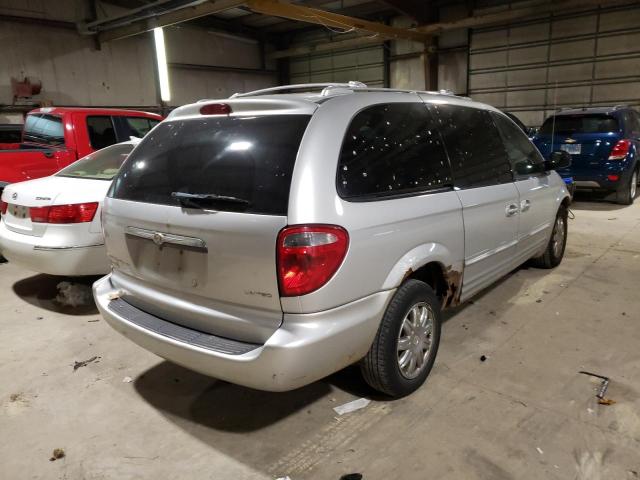 2C8GP64L64R591642 - 2004 CHRYSLER TOWN & COU SILVER photo 4