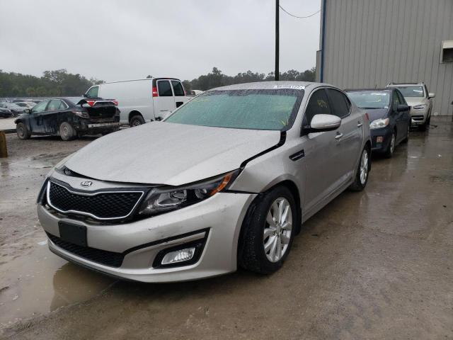 5XXGN4A74FG447490 - 2015 KIA OPTIMA EX SILVER photo 2