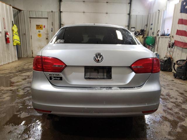 3VW2K7AJ8CM400275 - 2012 VOLKSWAGEN JETTA BASE SILVER photo 6