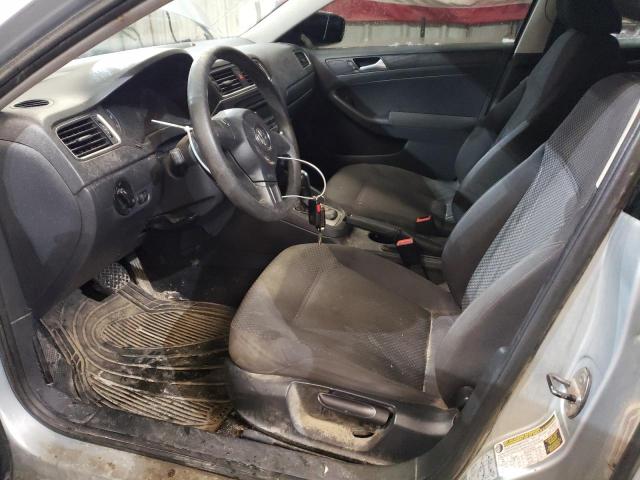 3VW2K7AJ8CM400275 - 2012 VOLKSWAGEN JETTA BASE SILVER photo 7