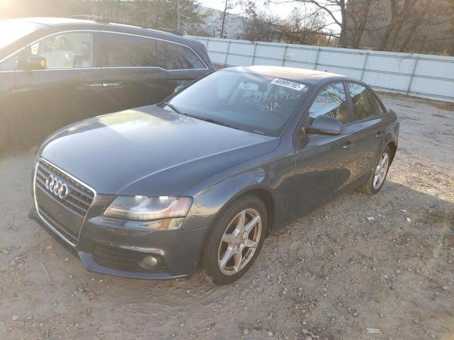 WAULF78K89N033724 - 2009 AUDI A4 2.0T QU GRAY photo 2