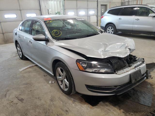 1VWBH7A31CC070965 - 2012 VOLKSWAGEN PASSAT SE SILVER photo 1