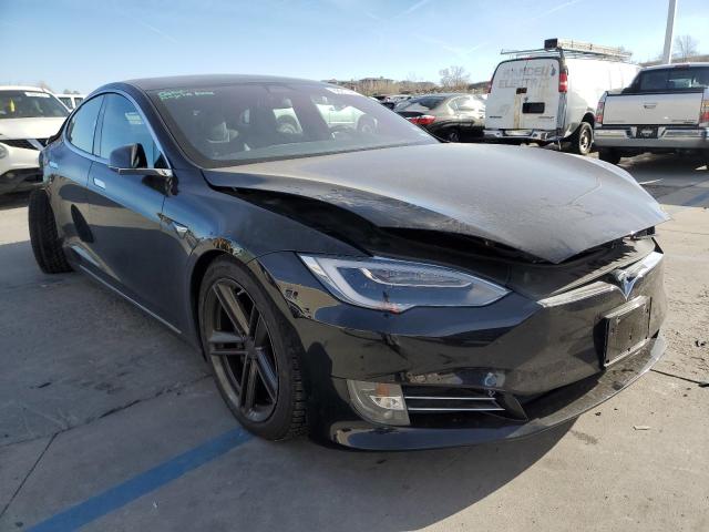 5YJSA1E21HF185176 - 2017 TESLA MODEL S Negro foto 1