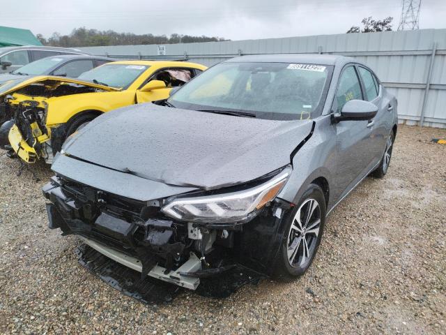 3N1AB8CV9MY303829 - 2021 NISSAN SENTRA SV GRAY photo 2