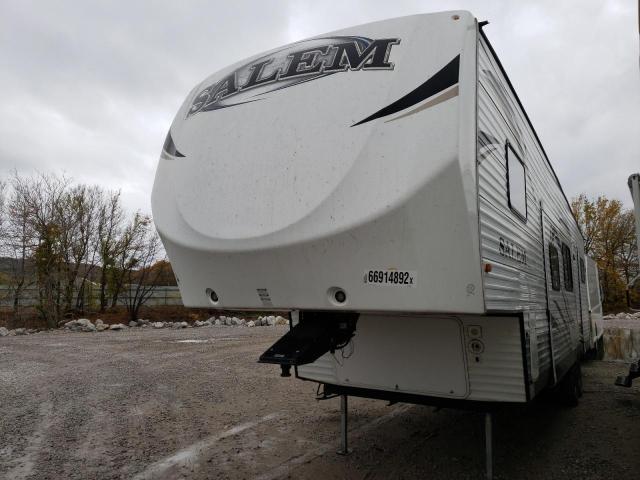 4X4FSMJ28DA307244 - 2013 SALM TRAILER WHITE photo 2