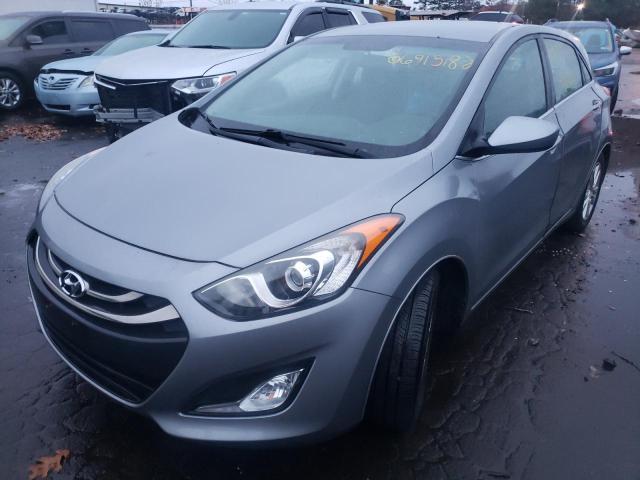 KMHD35LH5EU209768 - 2014 HYUNDAI ELANTRA GT GRAY photo 2