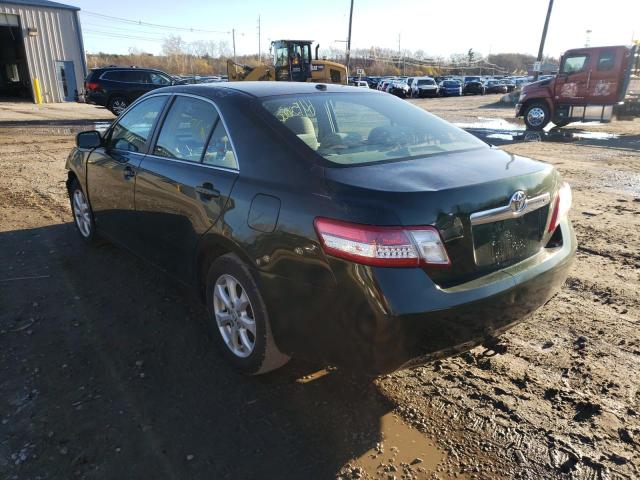 4T1BF3EK5BU704043 - 2011 TOYOTA CAMRY BASE GREEN photo 2