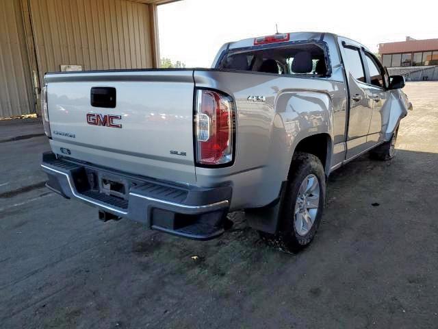 1GTG6CE37G1349050 - 2016 GMC CANYON SLE SILVER photo 4