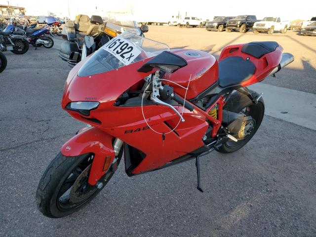 ZDM1XBMV3BB016335 - 2011 DUCATI 848 RED photo 2