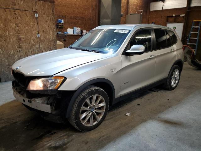 5UXWX9C53D0A29517 - 2013 BMW X3 XDRIVE2 SILVER photo 2