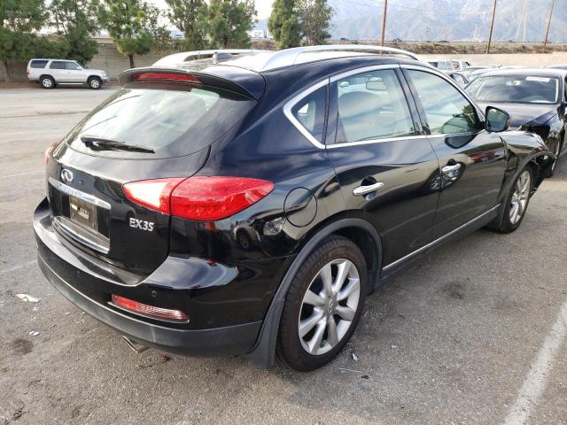 JNKAJ09E48M305939 - 2008 INFINITI EX35 BASE BLACK photo 4