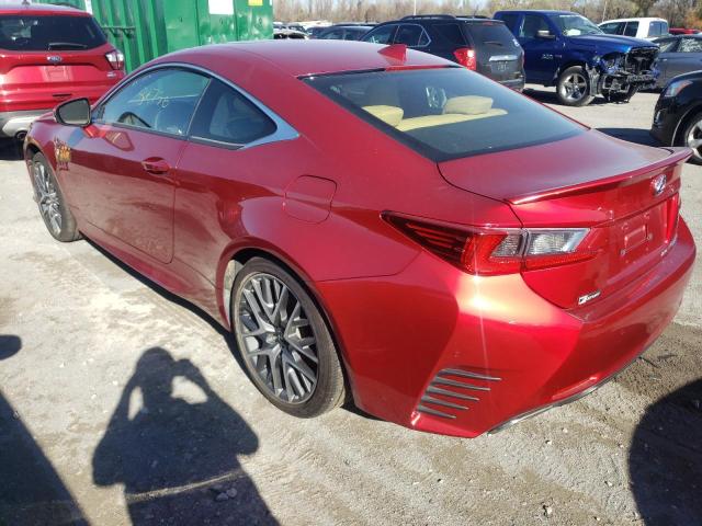 JTHSE5BC6F5005048 - 2015 LEXUS RC 350 RED photo 3