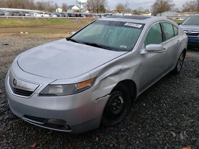 19UUA8F5XDA008799 - 2013 ACURA TL TECH SILVER photo 1