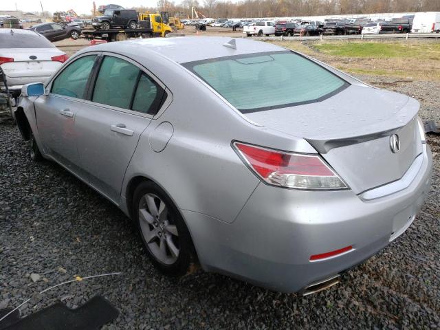 19UUA8F5XDA008799 - 2013 ACURA TL TECH SILVER photo 2
