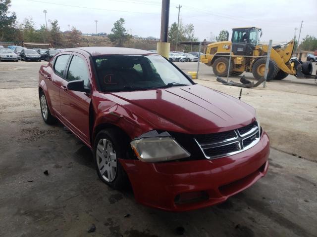 1B3BD4FB0BN588535 - 2011 DODGE AVENGER EX RED photo 1