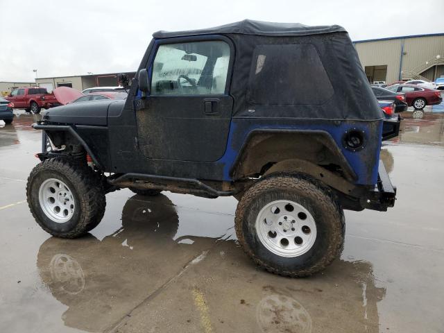 1J4FA49S01P328220 - 2001 JEEP WRANGLER / BLUE photo 2