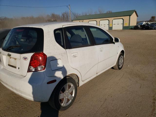 KL1TD66688B094281 - 2008 CHEVROLET AVEO BASE WHITE photo 3