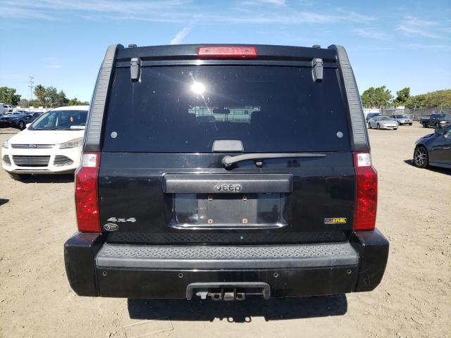 1J8HG48P17C702014 - 2007 JEEP COMMANDER BLACK photo 6