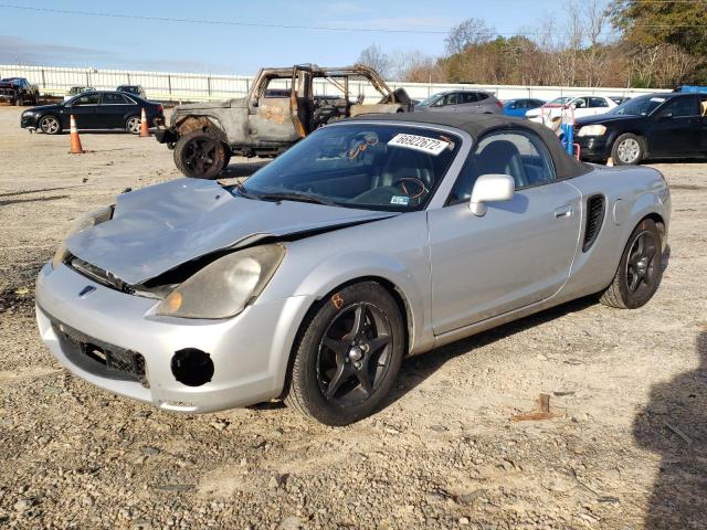 JTDFR320010035086 - 2001 TOYOTA MR2 SPYDER SILVER photo 2