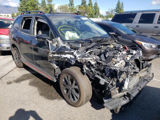 JF2SKAPC1KH552685 - 2019 SUBARU FORESTER S შავი ფოტო 1