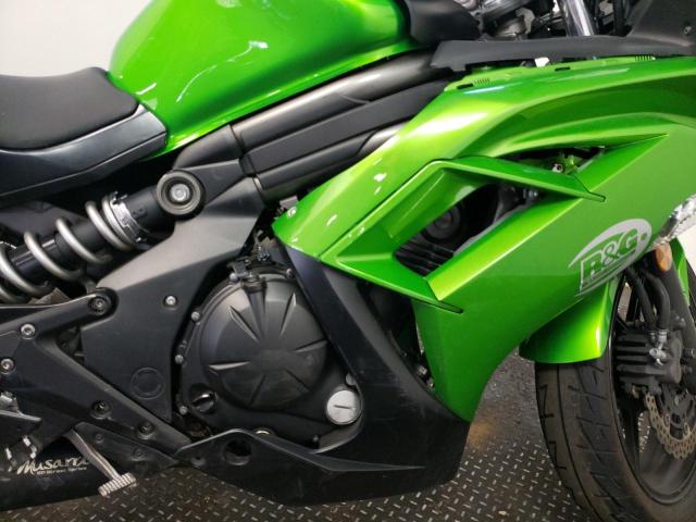 JKAEXEE10CDA04298 - 2012 KAWASAKI EX650 EC GREEN photo 7