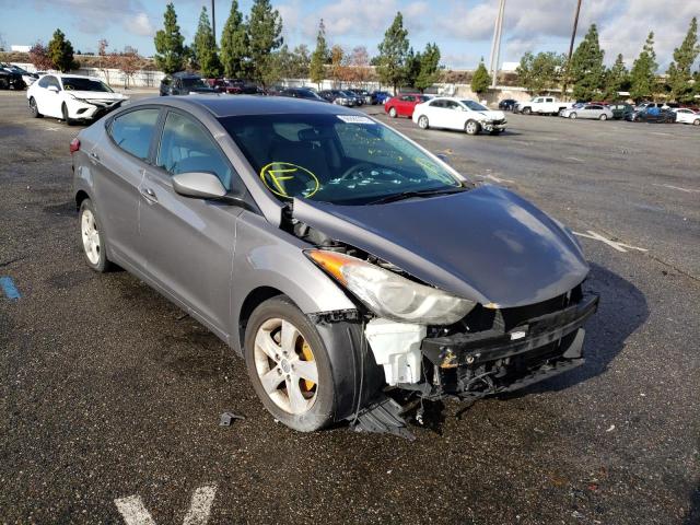 5NPDH4AE1CH070478 - 2012 HYUNDAI ELANTRA 4D GRAY photo 1