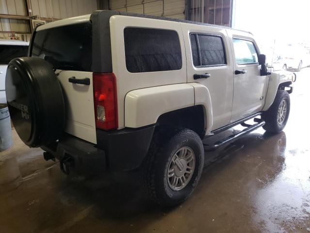 5GTEN13E888137116 - 2008 HUMMER H3 WHITE photo 4