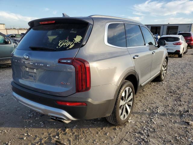 5XYP64HC2LG015441 - 2020 KIA TELLURIDE GRAY photo 4