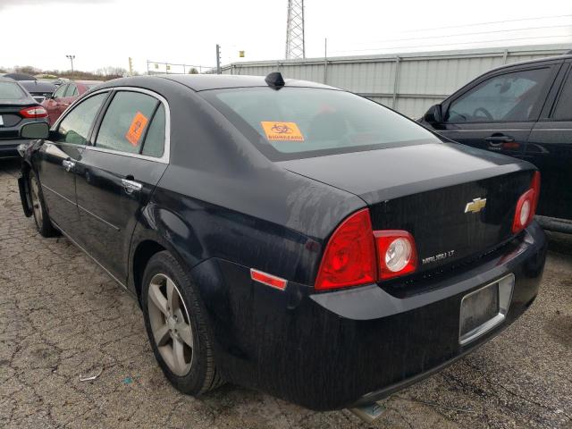 1G1ZC5E01CF222528 - 2012 CHEVROLET MALIBU 1LT 黑色 照片 3