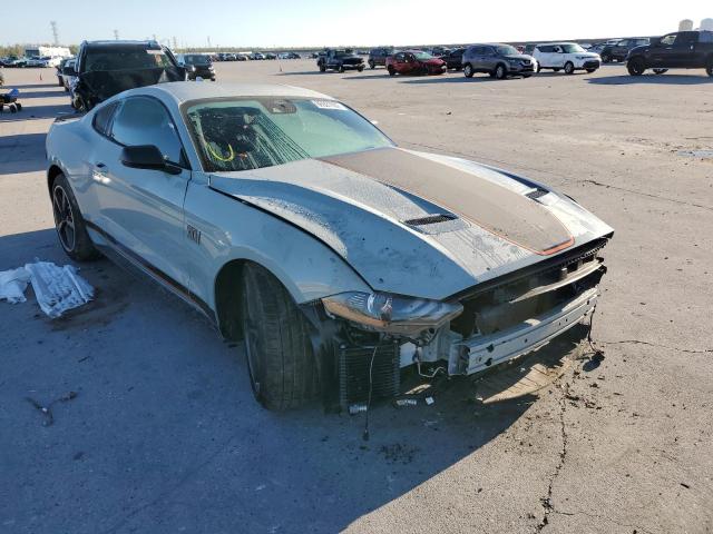1FA6P8R01N5550833 - 2022 FORD MUSTANG MA GRAY photo 1