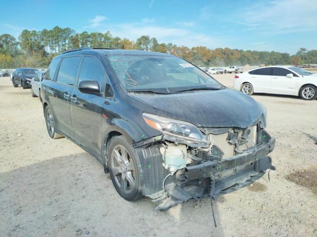 5TDXZ3DC4KS977149 - 2019 TOYOTA SIENNA SE BLACK photo 1