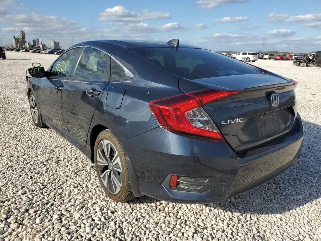 19XFC1F74GE044306 - 2016 HONDA CIVIC EXL Bleu photo 3
