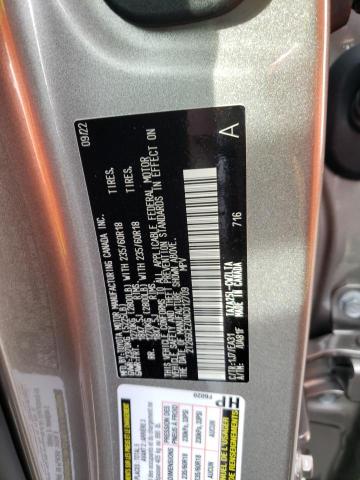 2T2GGCEZ0NC012709 - 2022 LEXUS NX 350 SILVER photo 13