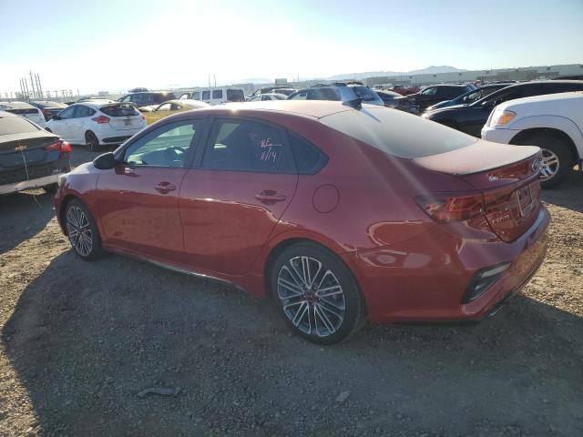 3KPF44AC5ME397118 - 2021 KIA FORTE GT RED photo 2