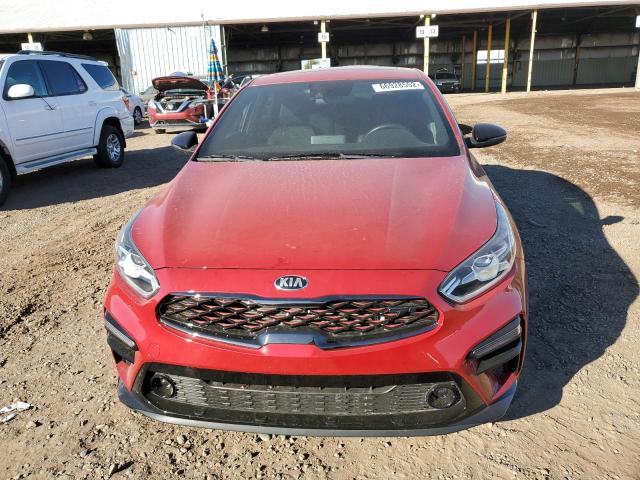 3KPF44AC5ME397118 - 2021 KIA FORTE GT RED photo 5