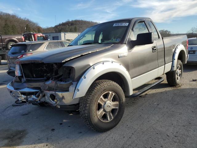 1FTRF14W16NB42279 - 2006 FORD F150 GRAY photo 2