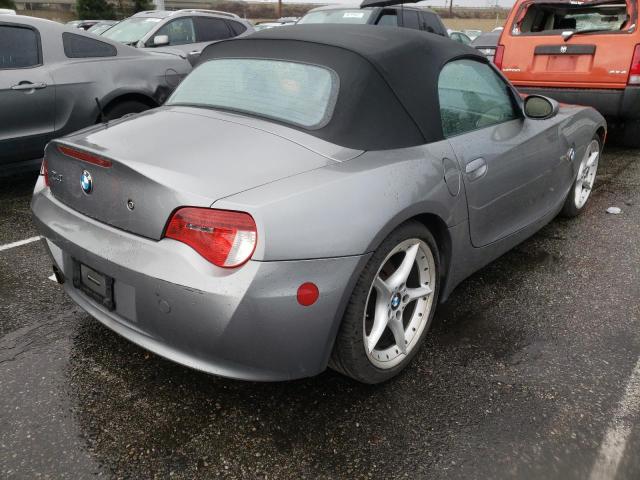 4USBU53518LX04469 - 2008 BMW Z4 3.0SI GRAY photo 4